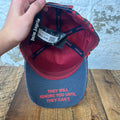 Palm Angels Red Navy Hat