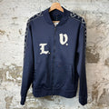 Louis Vuitton Embroidered Flowers Track Jacket Navy Sz L