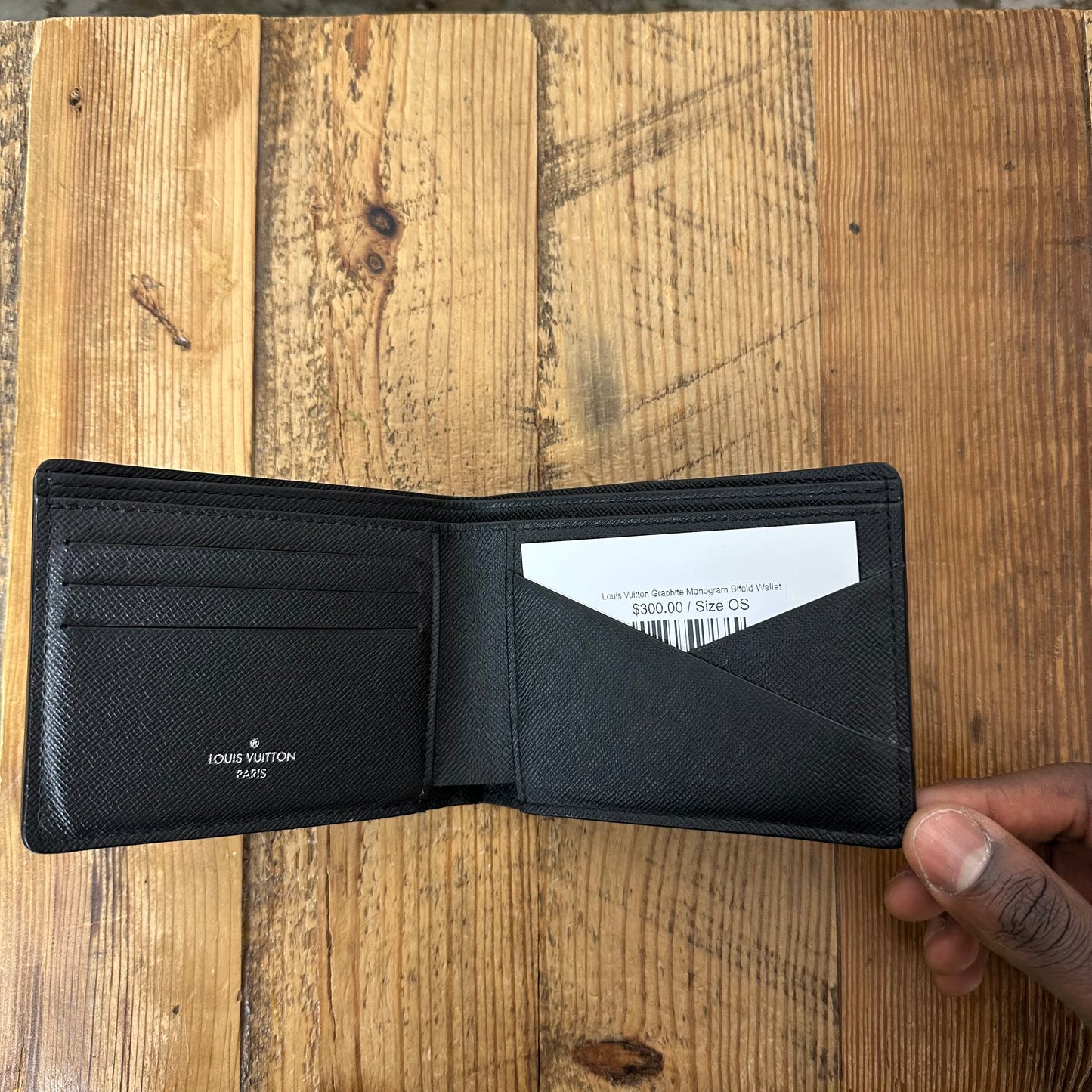 Louis Vuitton Graphite Monogram Bifold Wallet