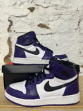 Air Jordan 1 Court Purple Sz 5.5Y