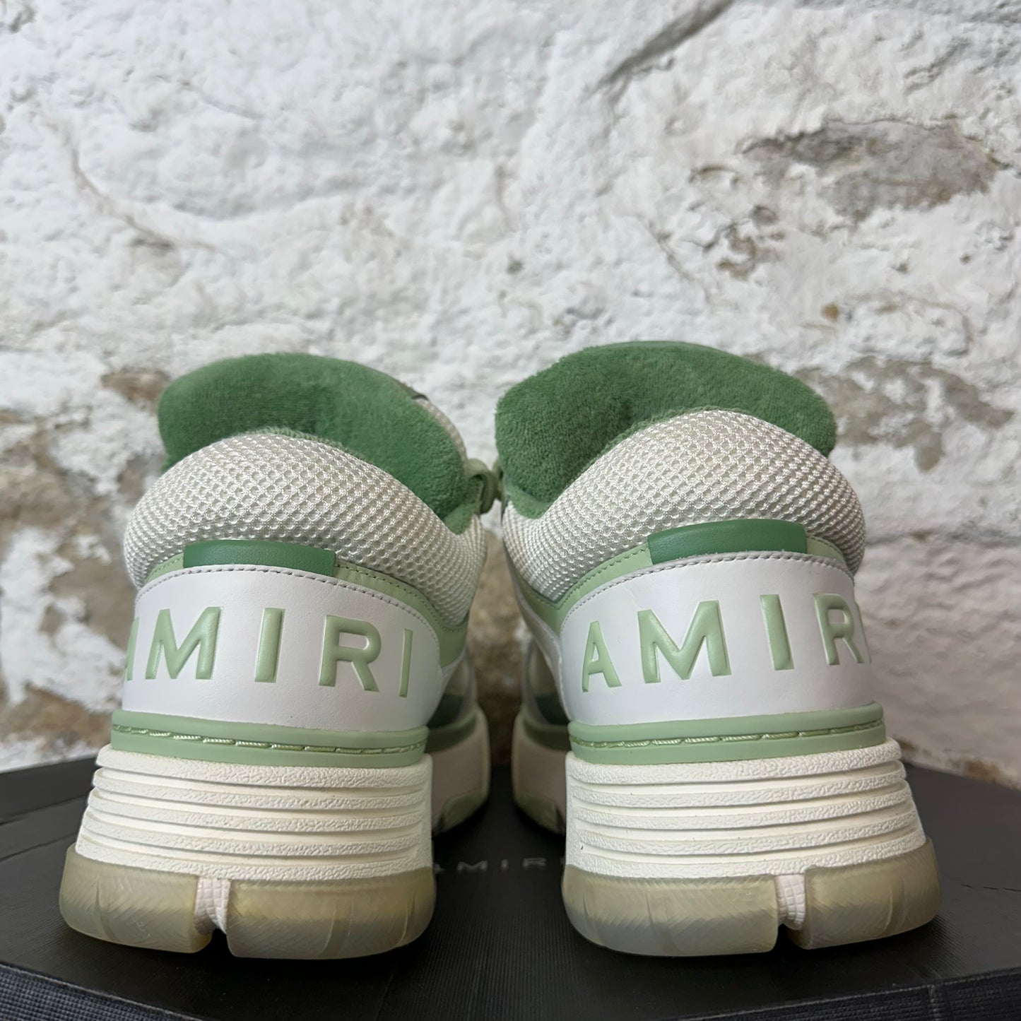 Amiri MA-1 White Mint Cream Sneaker Sz 10 (43)