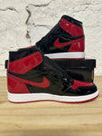 Air Jordan 1 High Patent Bred Sz 8 DS