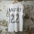 Amiri 22 Skater Logo White T-Shirt Sz M