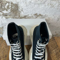 Alexander Mcqueen High Black White Tread Boot Sz 8 (41)