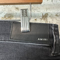 Amiri Paint Drip Spell Black Denim Jeans Sz 36