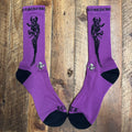 Chrome Hearts Purple Black Foti Socks DS