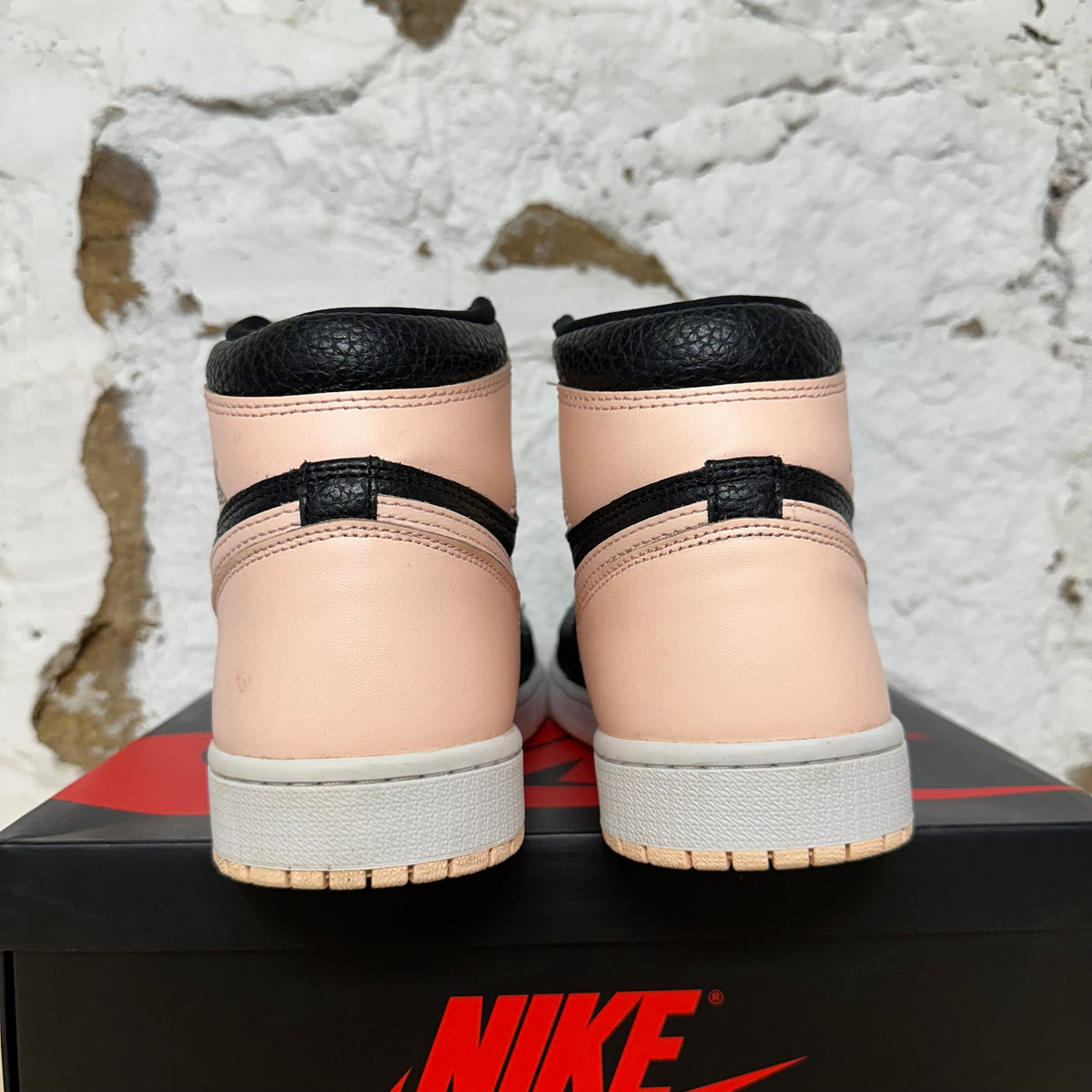 Air Jordan 1 High Black Crimson Tint Sz 9