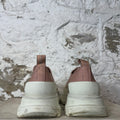 Alexander Mcqueen Low Pink White Tread Boot Sneaker Sz 7 (40)