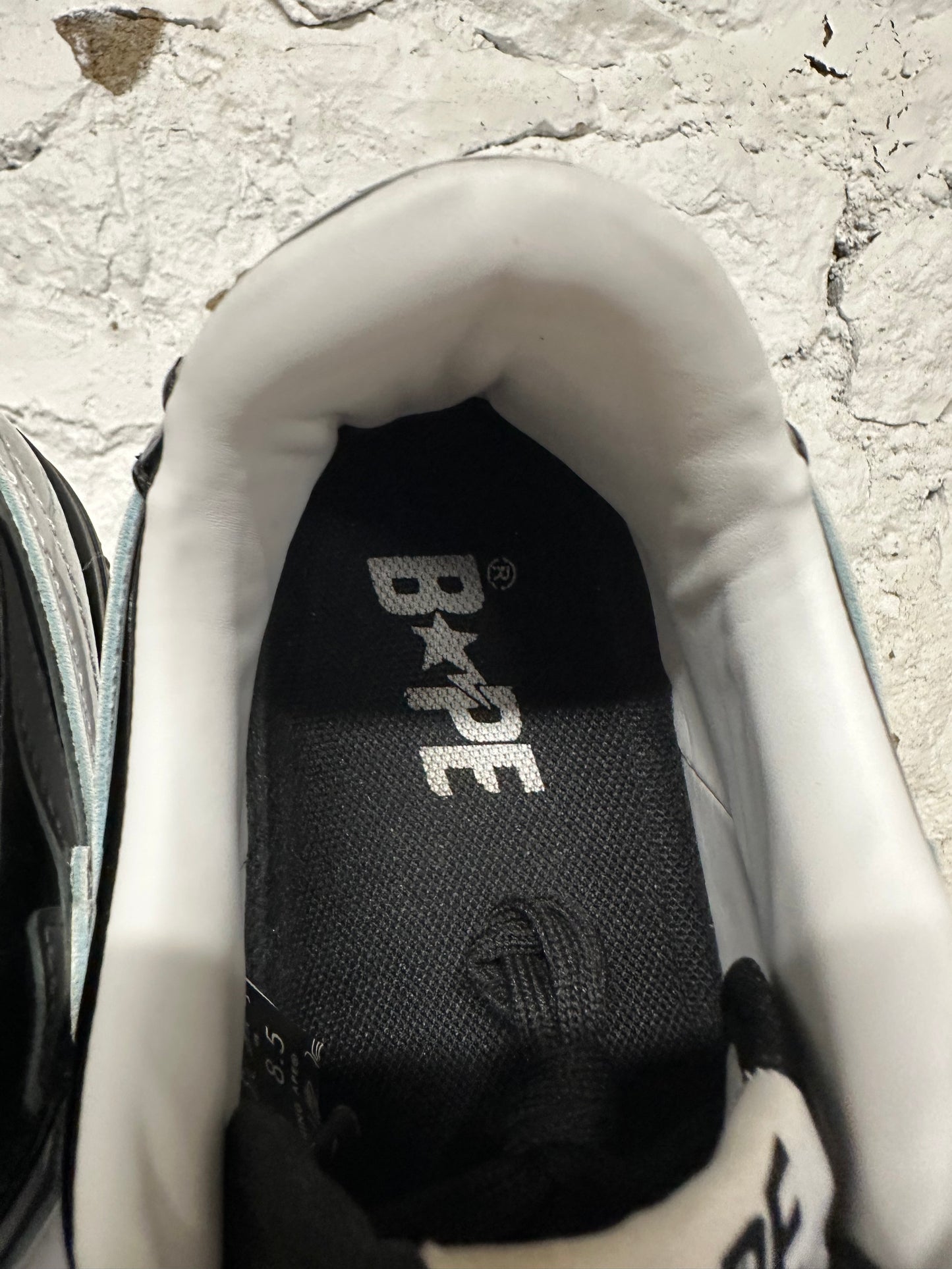 Bape Bapesta Black Patent Leather Sz 6.5