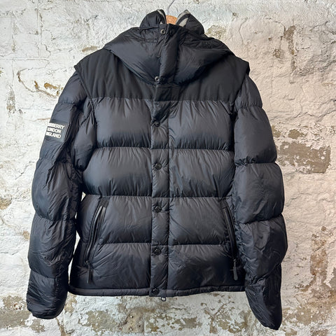 Burberry Black Puffer Jacket Sz L