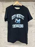 Off White Swimming Team Black T-Shirt Sz S