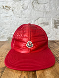 Moncler Small Logo Puffer Red Hat