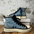 Amiri High Blue Paisley Black White Sneaker Sz 11 (44)