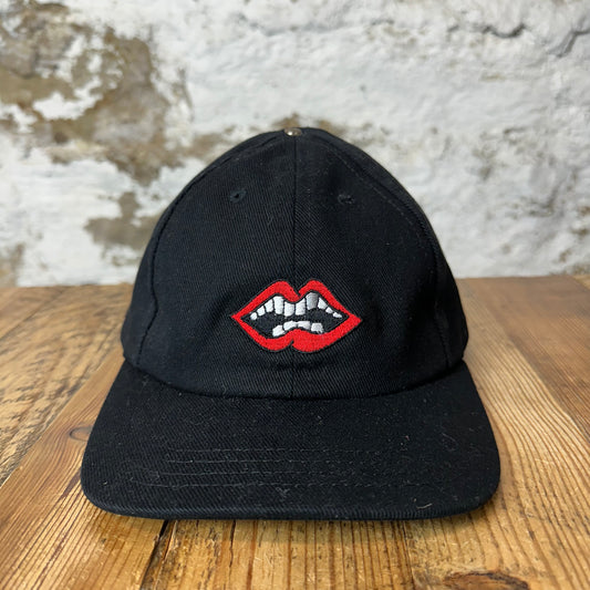 Chrome Hearts Matty Boy Chomper Leather Strap Black Hat