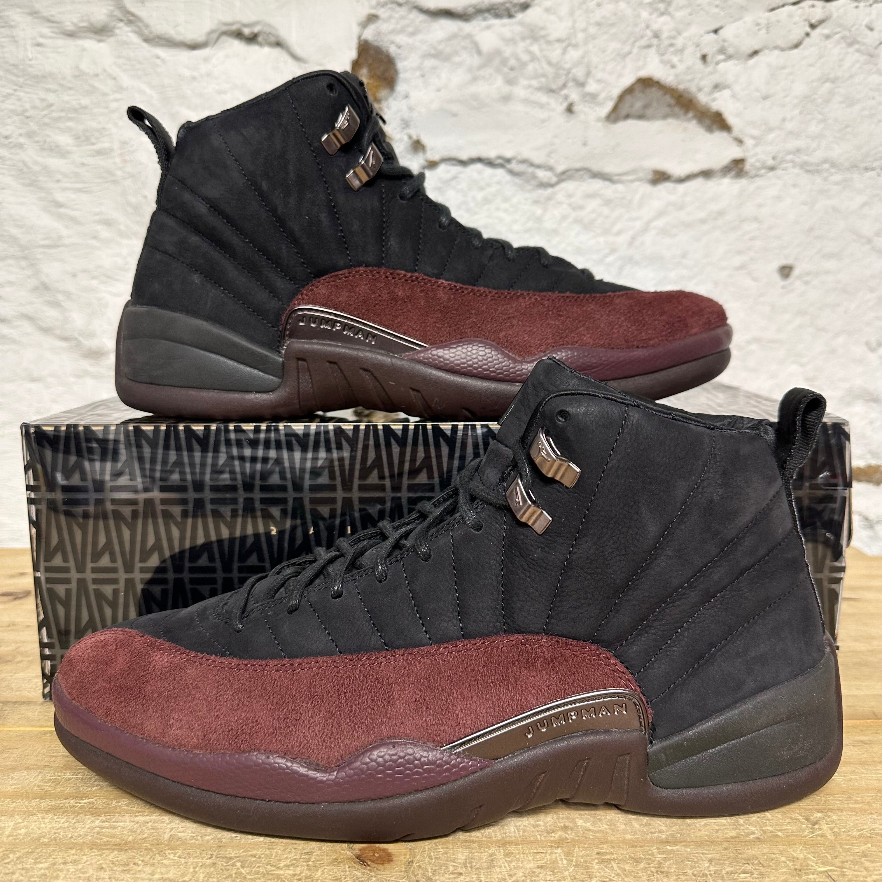 Air Jordan 12 A Ma Maniere Black Sz 11.5 (13W)