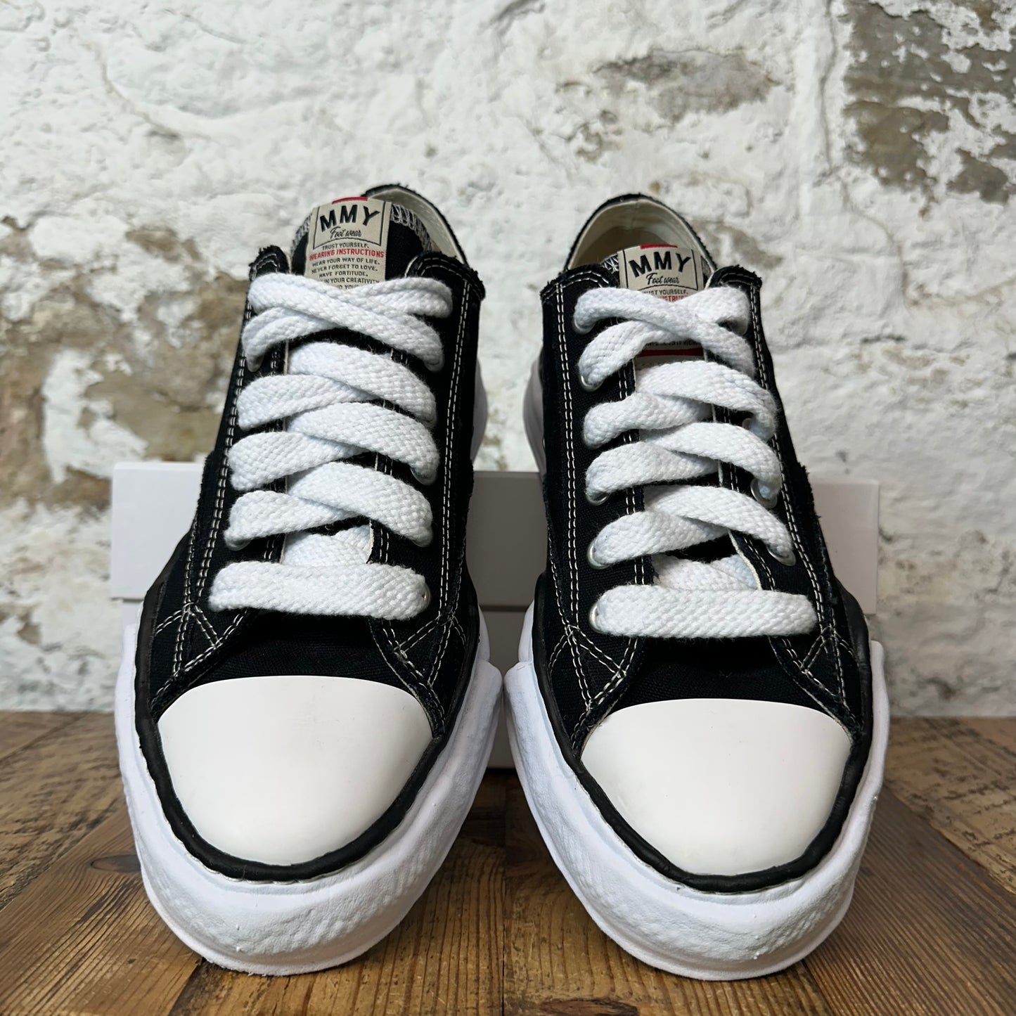 Maison Mihara Black White Peterson Sneaker Sz 11 (44)