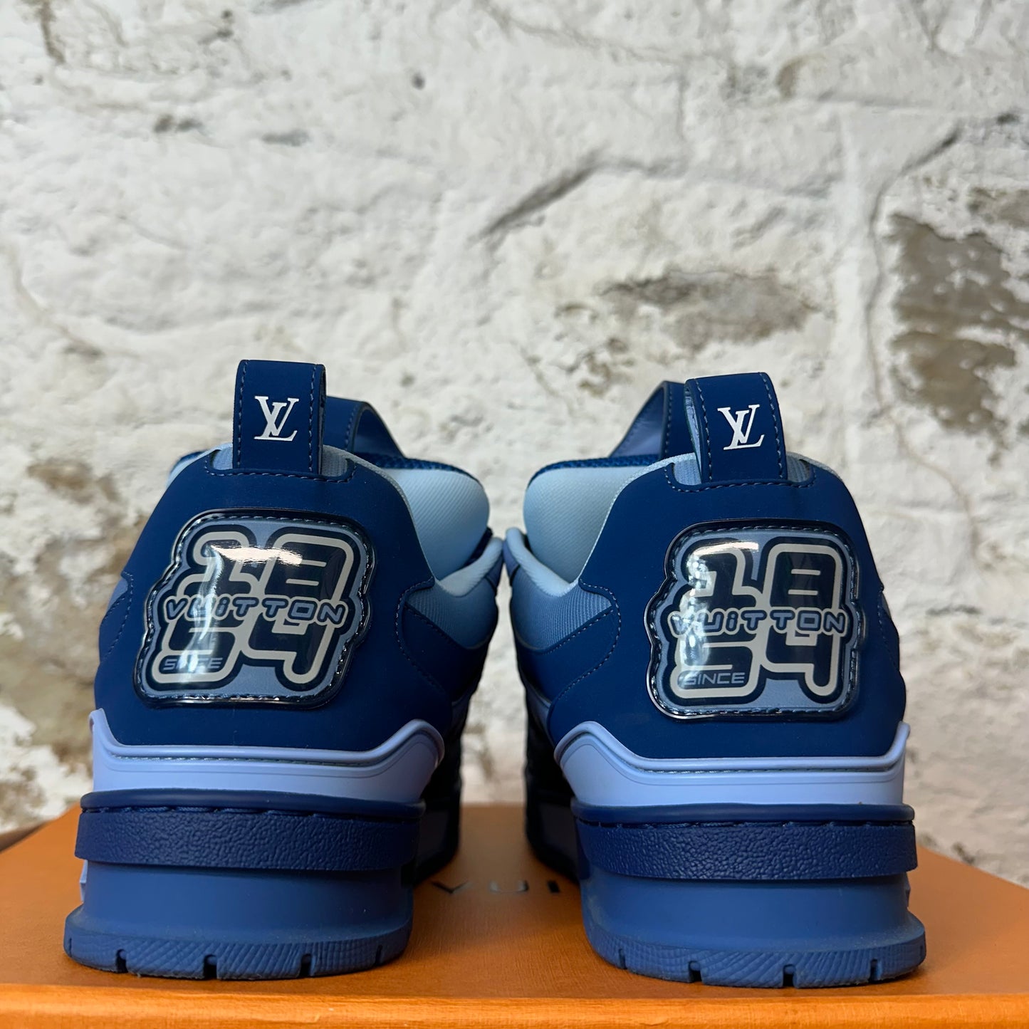 Louis Vuitton Blue Skate Sneaker Sz 8.5 (7LV)