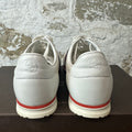 Gucci Embossed GG White Monogram Web Sneaker Sz 8