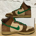 Nike SB Dunk High Tweed Classic Green Sz 10.5