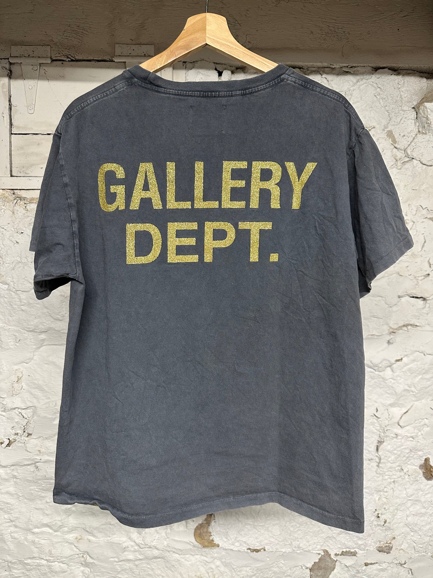 Gallery Dept Skeleton Beach Grey T-Shirt Sz S