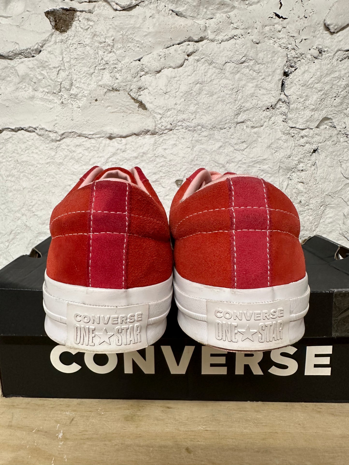 Converse One Star Low Enamel Red Sz 12