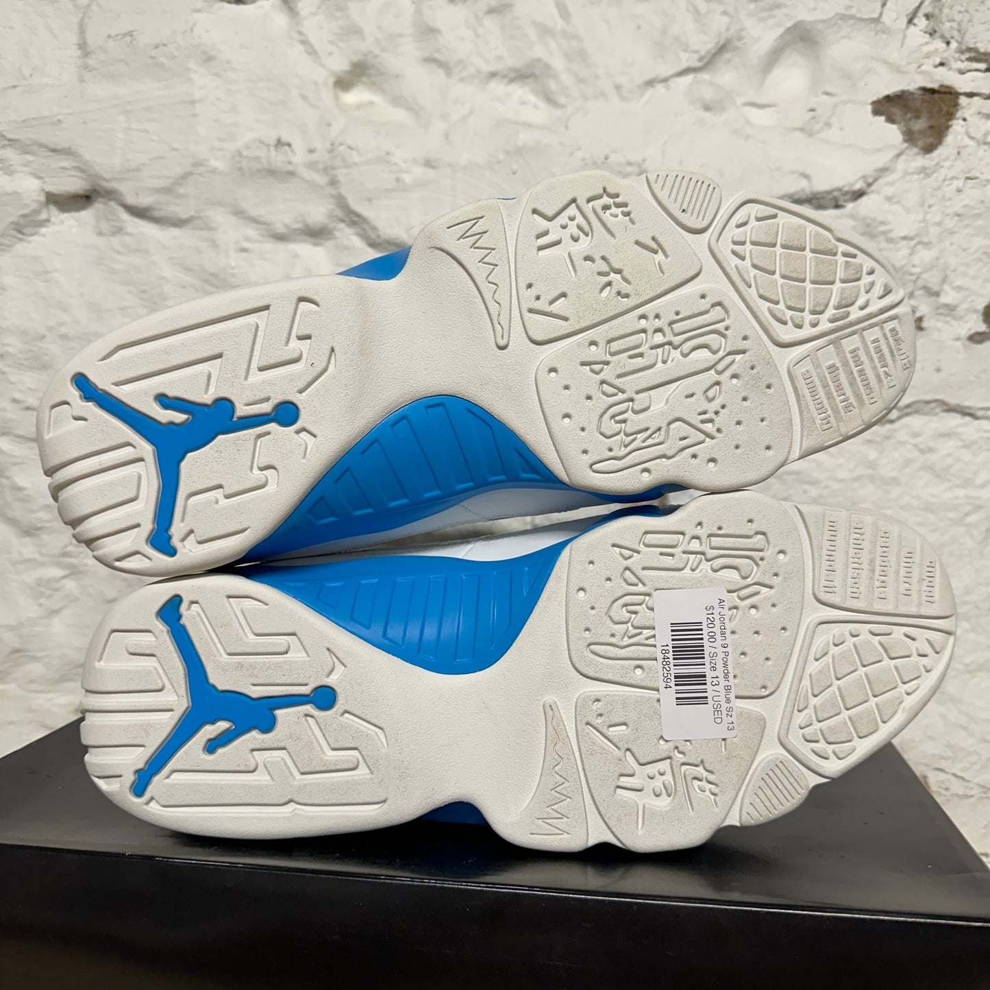 Air Jordan 9 Powder Blue Sz 13