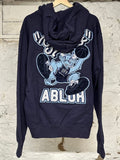 Off White Chicago Bulls Blue Hoodie Sz XL