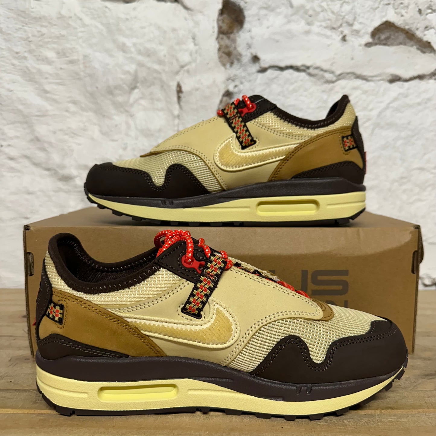 Nike Air Max 1 Cactus Jack Baroque Brown Sz 5.5 DS