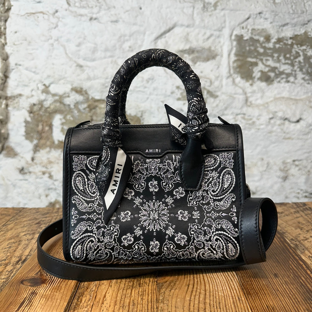 Amiri Bandana Micro Triangle Crossbody Purse