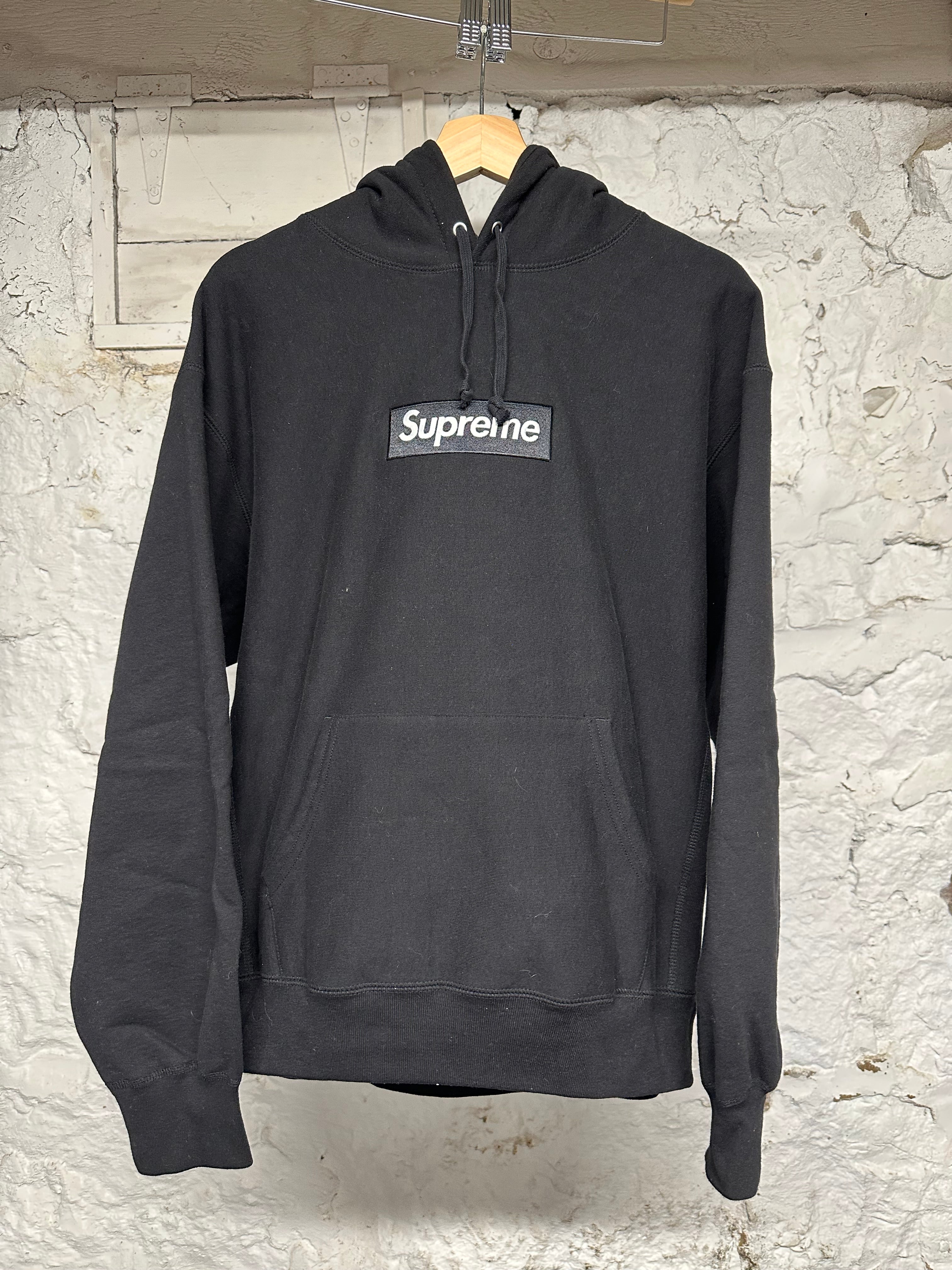 Supreme Box Logo 2024 Black Hoodie Sz M