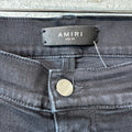 Amiri MX1 Brown Paisley Black Denim Jeans Sz 34