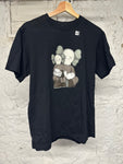 Kaws Uniqlo Figure T-shirt Black Sz S DS