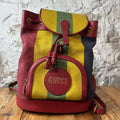 Gucci Multicolor Stripes Canvas Baiadera Backpack