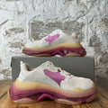 Balenciaga Triple S White Pink Sneaker Sz 8 (41)