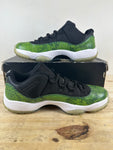 Air Jordan 11 Low Green Snakeskin Sz 10