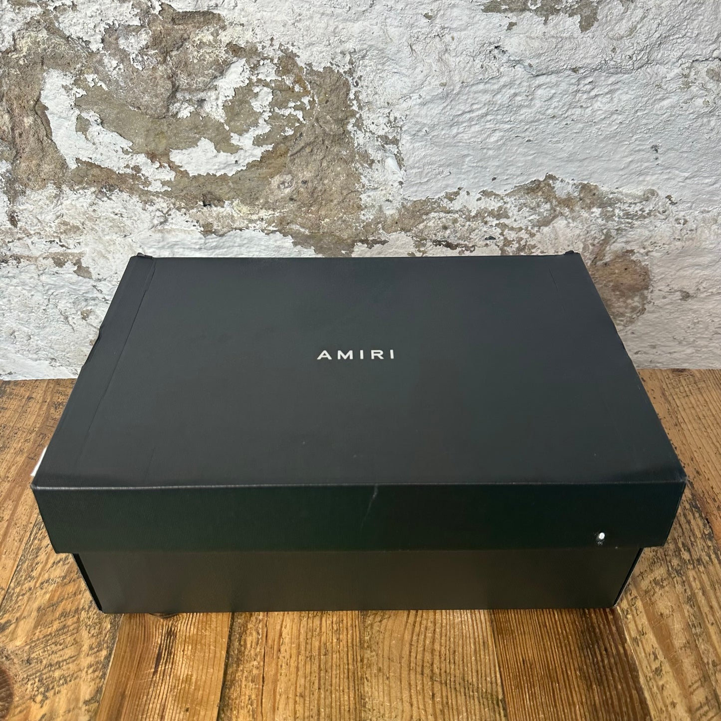 Amiri Grey Skeleton Black Cream Suede Sneaker Sz 9 (42)