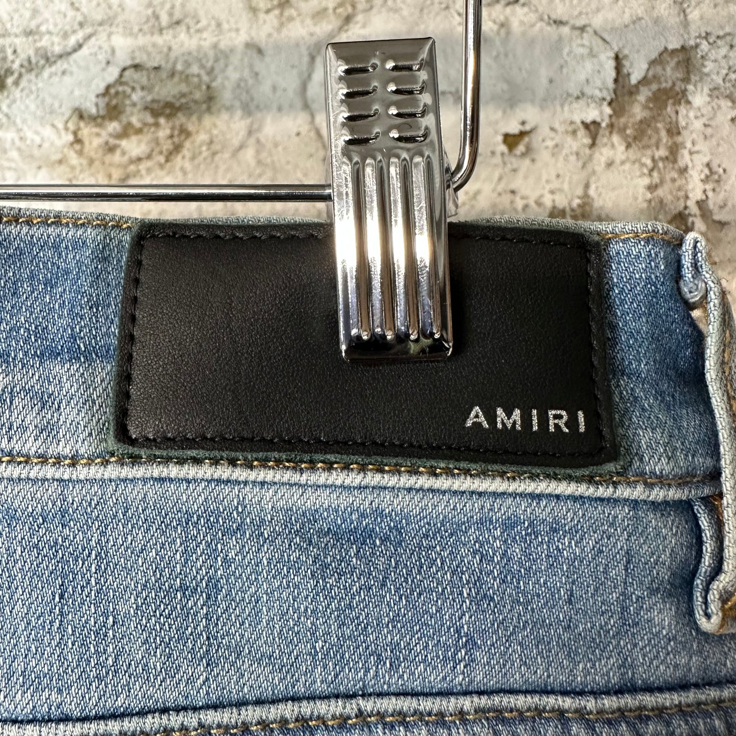 Amiri Plain Blue Denim Jeans Sz 31
