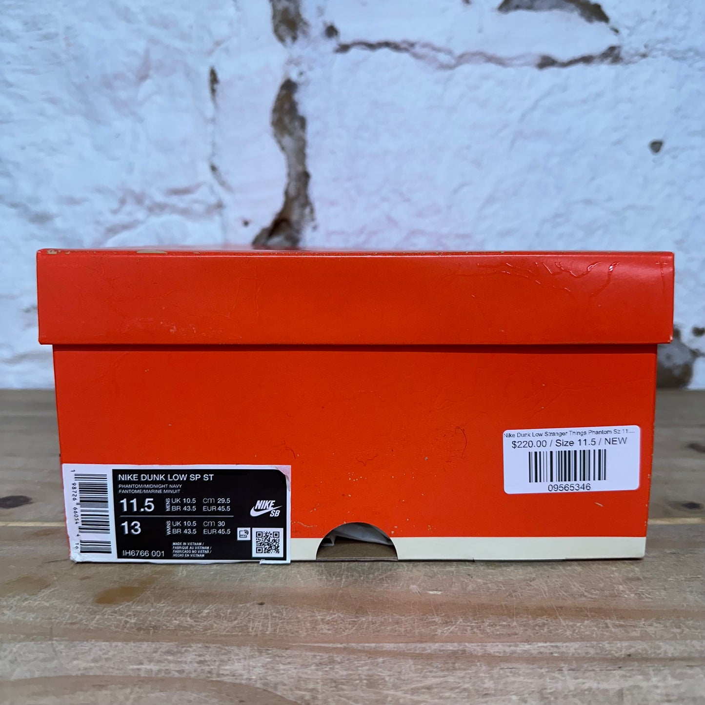 Nike Dunk Low Stranger Things Phantom Sz 11.5 DS