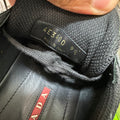 Prada Americas Cup Triple Black Patent Sneaker Sz 9.5