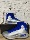 Under Armour Curry 4 Silver Royal Sz 10.5 DS