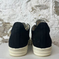 Rick Owens Black Felt Milk Sneaker Sz 8.5 (41.5)