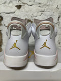 Air Jordan 6 Gold Hoops Sz 9 (10.5W)