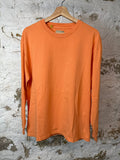 Gallery Dept Black Logo Orange L/s Sz S