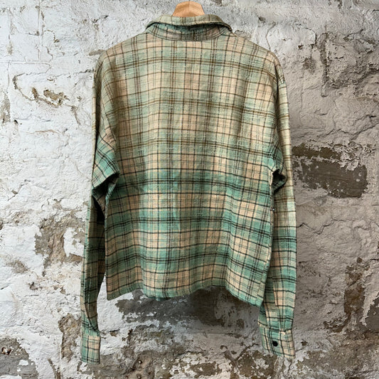 Vale Little Gems Green Plaid Flannel