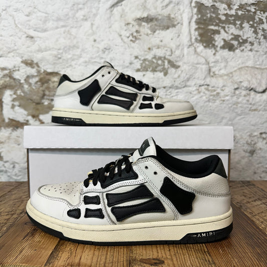 Amiri Black Skeleton White Cream Sneaker Sz 6.5 (39)