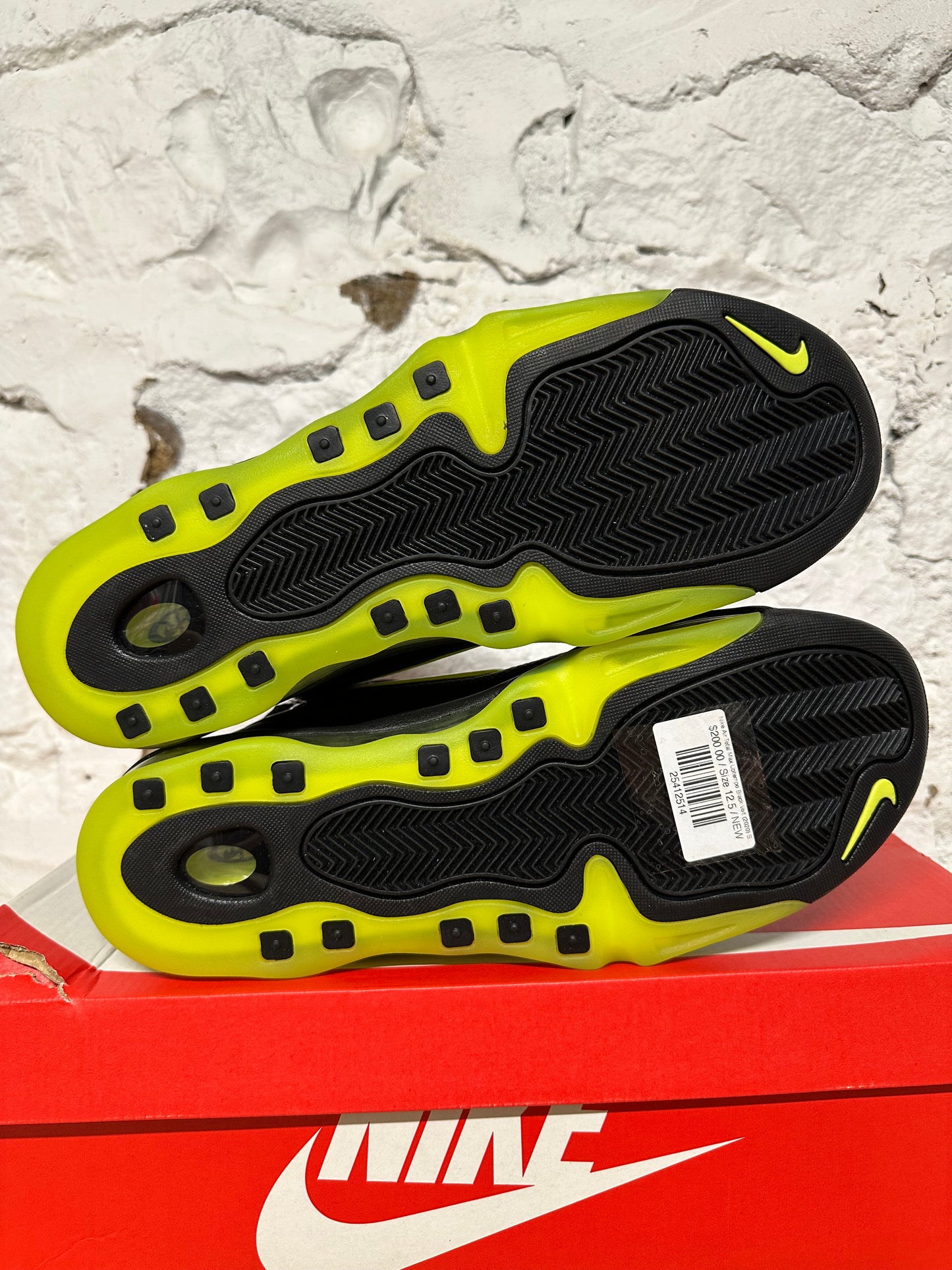 Nike Air Total Max Uptempo Black Volt (2020) Sz 12.5 DS
