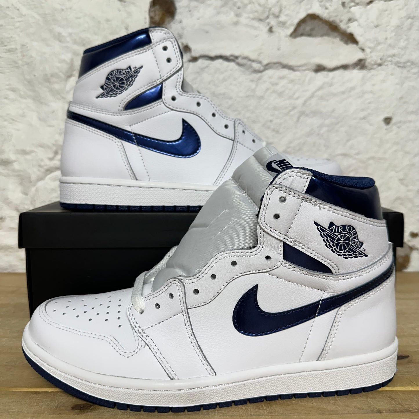 Air Jordan 1 High Metallic Navy (2016) Sz 8