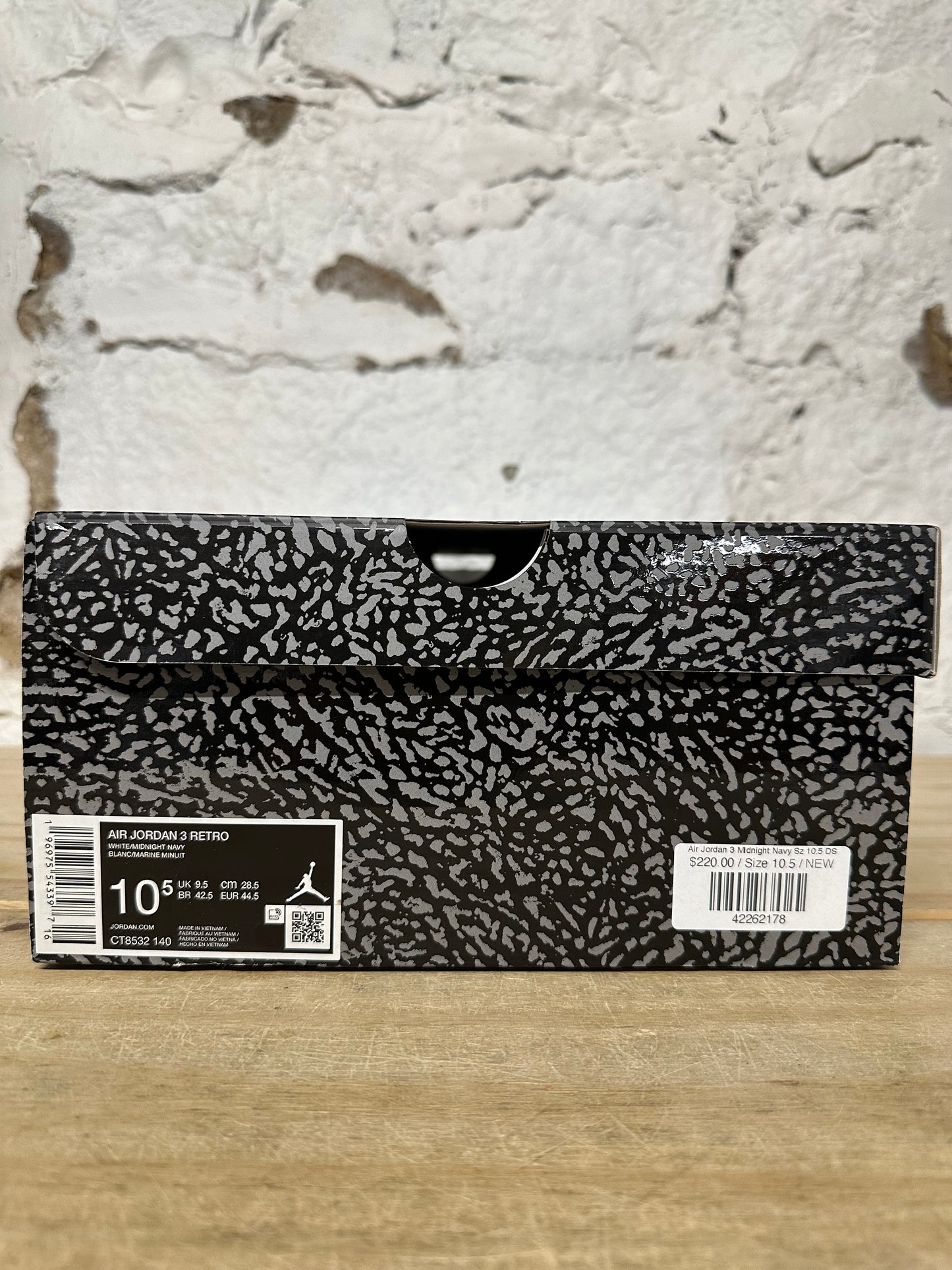 Air Jordan 3 Midnight Navy Sz 10.5 DS