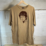 Bruce Lee Brown Tee Sz XL