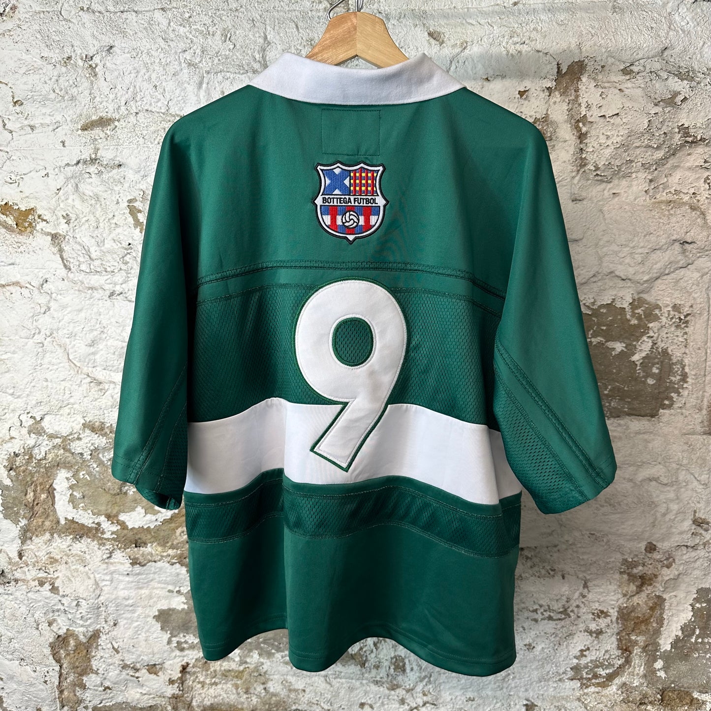 Bottega Desires Green Futbol Jersey Sz L